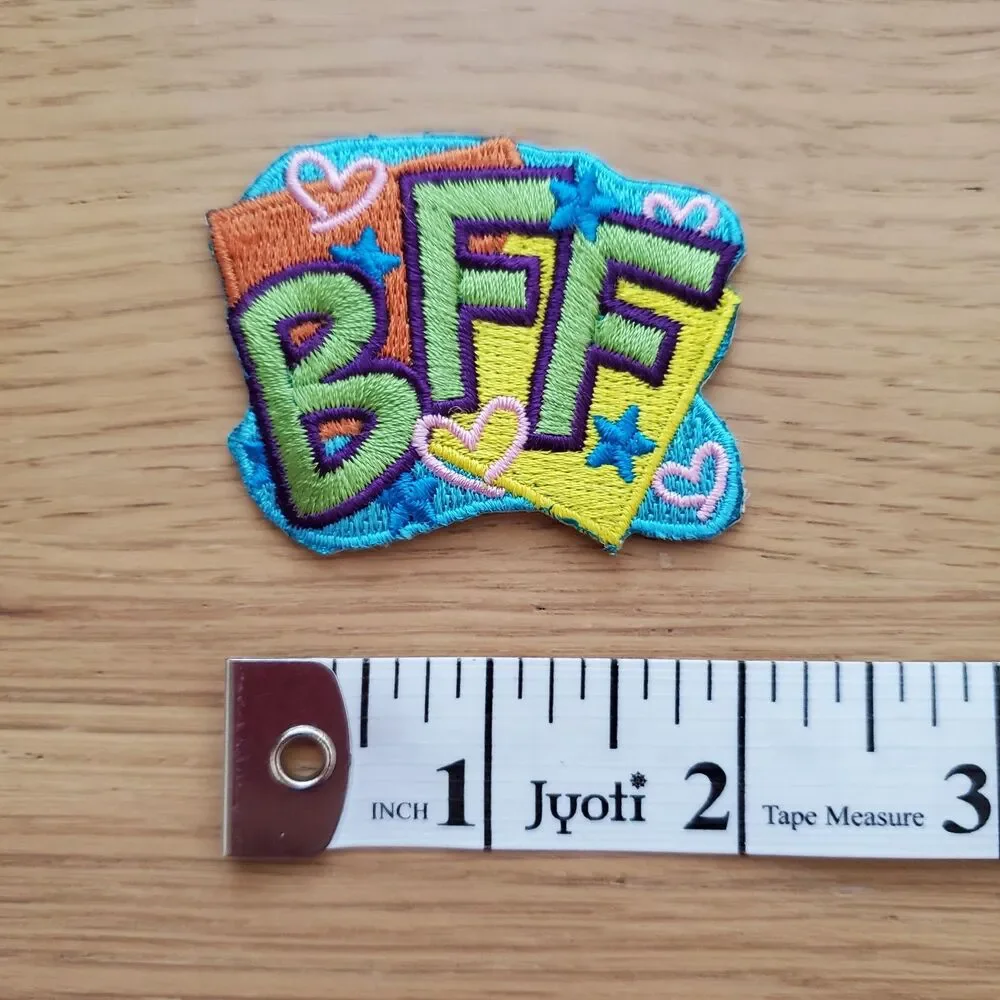 Vintage 90s Girl Scout BFF Patch
